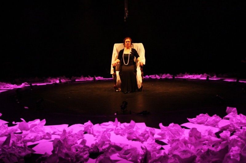Stage shot for ISC Feb 2010 production, Hedda Gabler
