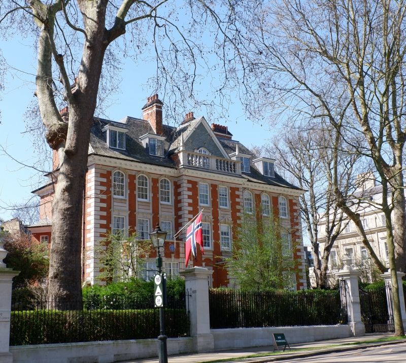 Norwegian ambassador&#039;s Residence, London.